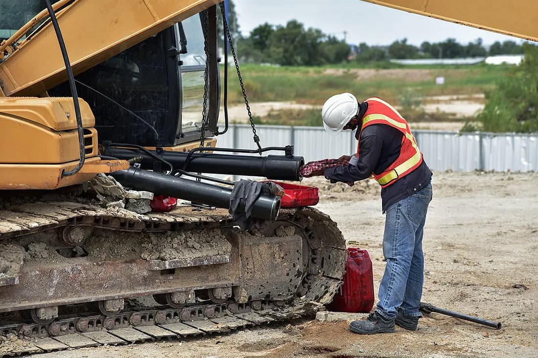 Life Link inspection specialist reviewing lifting equipment
